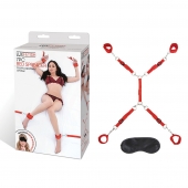 Красная фиксация на матрас Classic Bedspreader - Lux Fetish - купить с доставкой в Братске