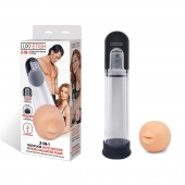 Автоматическая вакуумная помпа-мастурбатор Blowjob Auto Sucker Penis Enlarger Pump - Lux Fetish - в Братске купить с доставкой