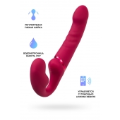Малиновый безремневой страпон Lapis - 23 см. - Lovense - купить с доставкой в Братске