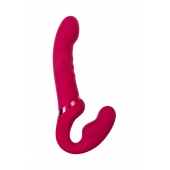 Малиновый безремневой страпон Lapis - 23 см. - Lovense - купить с доставкой в Братске