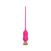 Розовый тонкий стимулятор Nipple Vibrator - 23 см. - I-MOON - купить с доставкой в Братске