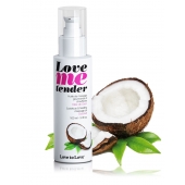 Съедобное согревающее массажное масло Love Me Tender Cocos с ароматом кокоса - 100 мл. - Love to Love - купить с доставкой в Братске