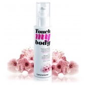 Силиконовый лубрикант 2-в-1 Touch My Body с ароматом вишнёвого цвета - 100 мл. - Love to Love - купить с доставкой в Братске