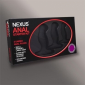 Набор из 3 массажеров простаты чёрного цвета NEXUS ANAL STARTER KIT - Nexus Range - в Братске купить с доставкой