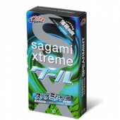 Презервативы Sagami Xtreme Mint с ароматом мяты - 10 шт. - Sagami - купить с доставкой в Братске