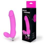 Розовый безремневой страпон Sexy Friend - 1137 - купить с доставкой в Братске