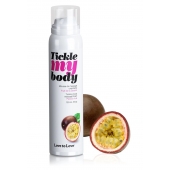 Массажная хрустящая пенка Tickle my body с ароматом маракуйи - 150 мл. - Love to Love - купить с доставкой в Братске