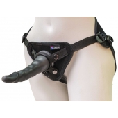 Комплект из трусиков Harness и двух насадок - 20,5 и 18 см. - LOVETOY (А-Полимер) - купить с доставкой в Братске