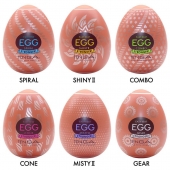 Набор из 6 мастурбаторов-яиц Tenga Egg Variety Pack V - Tenga - в Братске купить с доставкой