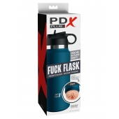 Мастурбатор-вагина в синей колбе F*ck Flask - Pipedream - в Братске купить с доставкой