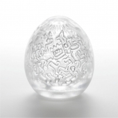 Мастурбатор-яйцо Keith Haring EGG PARTY - Tenga - в Братске купить с доставкой