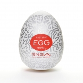Мастурбатор-яйцо Keith Haring EGG PARTY - Tenga - в Братске купить с доставкой