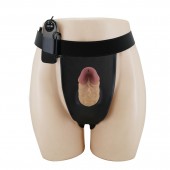 Полый вибрострапон на регулируемых трусиках Draven - 17,5 см. - Baile - купить с доставкой в Братске