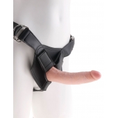 Страпон на виниловых трусиках Strap-on Harness Cock - 17,8 см. - Pipedream - купить с доставкой в Братске