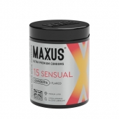 Анатомические презервативы MAXUS Sensual - 15 шт. - Maxus - купить с доставкой в Братске