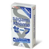 Презервативы Sagami Xtreme Ultrasafe с двойным количеством смазки - 10 шт. - Sagami - купить с доставкой в Братске