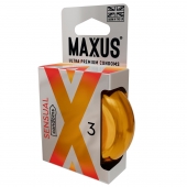 Презервативы анатомической формы Maxus Sensual - 3 шт. - Maxus - купить с доставкой в Братске