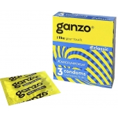 Классические презервативы с обильной смазкой Ganzo Classic - 3 шт. - Ganzo - купить с доставкой в Братске