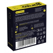 Ультратонкие презервативы Ganzo Ultra thin - 3 шт. - Ganzo - купить с доставкой в Братске
