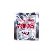 Прозрачное эрекционное кольцо с вибратором  и подхватом - Toyfa Basic - в Братске купить с доставкой