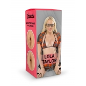 Двусторонний мастурбатор Lola Taylor - 22 см. - ФлешНаш - в Братске купить с доставкой