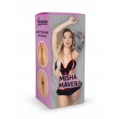 Двусторонний мастурбатор Misha Maver - 22 см. - ФлешНаш - в Братске купить с доставкой