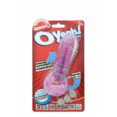 Фиолетовое эрекционное кольцо с вибрацией и пальчиком OYEAH PURPLE - Screaming O - в Братске купить с доставкой