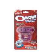 Фиолетовое эрекционное виброкольцо OWOW PURPLE - Screaming O - в Братске купить с доставкой