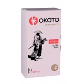 Тонкие презервативы OKOTO Ultra Thin - 12 шт. - Sitabella - купить с доставкой в Братске