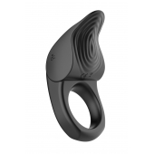 Черное эрекционное виброкольцо Vibro Lust Ring - MALESATION - в Братске купить с доставкой