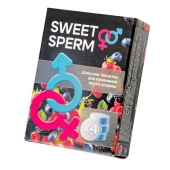 Шипучие таблетки для мужчин Sweet Sperm для изменения вкуса спермы (4 шт. по 0,5 гр.) - Капиталпродукт - купить с доставкой в Братске