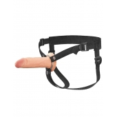 Полый страпон на ремнях 6’’ Hollow Silicone Strap-on - Pipedream - купить с доставкой в Братске