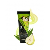 Массажный крем для тела с ароматом груши и зелёного чая Pear   Exotic Green Tea - 200 мл. - Shunga - купить с доставкой в Братске
