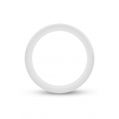 Белое люминесцентное эрекционное кольцо Silicone Glo Cock Ring - Blush Novelties - в Братске купить с доставкой