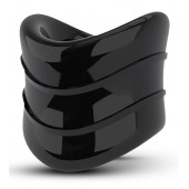 Черное эрекционное кольцо на мошонку Beef Ball Stretcher Snug X Long - Blush Novelties - в Братске купить с доставкой