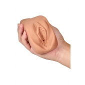 Маструбатор-вагина с вибрацией Soft   Wet Renata Realistic Tan Masturbator - Blush Novelties - в Братске купить с доставкой
