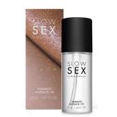 Съедобное cогревающее массажное масло Slow Sex - 50 мл. - Bijoux Indiscrets - купить с доставкой в Братске