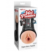Мастурбатор-вагина в колбе Super Juicy Snatch - Pipedream - в Братске купить с доставкой