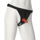 Трусики со штырьком для фиксации насадок Ultra Harness with Plug - Doc Johnson - купить с доставкой в Братске