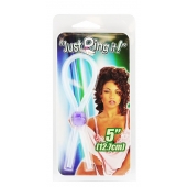 Прозрачное лассо с фиолетовой бусиной SILICONE COCK RING WITH BEAD LAVENDER - NMC - в Братске купить с доставкой