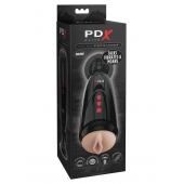 Мастурбатор-вагина с вибрацией Dirty Talk Starter Stroker - Pipedream - в Братске купить с доставкой