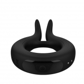 Черное эрекционное кольцо Marry Me Rechargeable Vibrating Cockring - Adrien Lastic - в Братске купить с доставкой