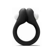 Черное эрекционное кольцо Zippy Vibrating Ring With Bullet - Adrien Lastic - в Братске купить с доставкой