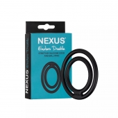 Черное двойное эрекционное кольцо Nexus Enduro Double - Nexus Range - в Братске купить с доставкой