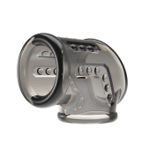 Дымчатая насадка на пенис и мошонку - Baile - в Братске купить с доставкой