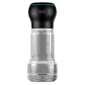 Набор PowerBlow   Feel Pocket Stroker Crystal: мастурбатор и интерактивная насадка - Kiiroo - в Братске купить с доставкой