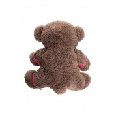 Бондажный набор: бурый мишка с розовыми оковами и наручниками - Pecado - купить с доставкой в Братске