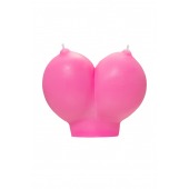 Розовая свеча «Сиськи» - 150 гр. - Pecado - купить с доставкой в Братске