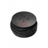 Черная веревка для шибари на катушке - 5 м. - Pecado - купить с доставкой в Братске