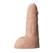 Телесный фаллоудлинитель с мошонкой Cock Next - 19 см. - LOVETOY (А-Полимер) - в Братске купить с доставкой